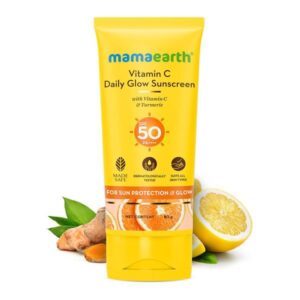 Mamaearth vit-c glow sunscreen 🧴