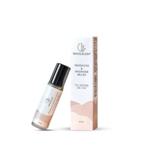 Wholeleaf Headache & Migraine Relief Roll On for Headache Relief Natural & Skin Friendly Liquid Balm (10ml) (Pack of 1)