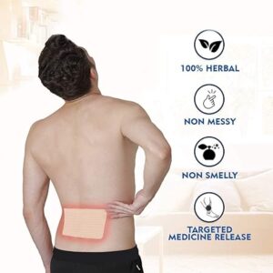 Viopatch Herbal Back Pain Relief Patch XL – Pack of 5 Extra Large Patches| Instant Relief from Back Pain, Muscular Pain & Joint Pain| Natural | No Side Effects