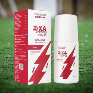 ZIXA Strong Roll On : Rapid Pain Relief for Headache, Muscle Pain, Knee Pain, Joint Pain, Shoulder Pain, Body Pain, Leg Pain and Back Pain, 50gm (Pack of 1)