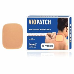 Viopatch Herbal Pain Relief Patch – Pack of 12 Patches | Instant Relief from Muscular Pain & Joint Pain| Natural Pain Relief Patches | No Side Effects
