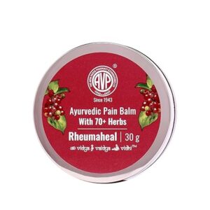 AVP Rheumaheal 30g | Ayurvedic Quick Ortho Pain Relief Balm | Instant Relief for Migraine, Headache, Joint Pain, Back Pain & Neck Pain | No Burning Sensation | Paraben Free | Chemical Free