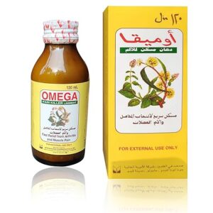 Omega Pain Killer Liniment Oil, Pain Relief Oil, Muscle Pain Relief Oil, Arthritis Massage Oil (120ml) Imported