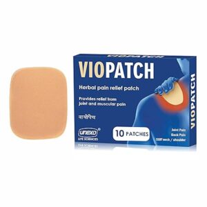 Viopatch Herbal Pain Relief Patch – Pack of 10 Patches | Instant Relief from Muscular Pain & Joint Pain| Natural Pain Relief Patches | No Side Effects